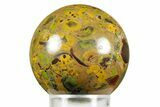 Polished Fruit Jasper Sphere - India #371022-1